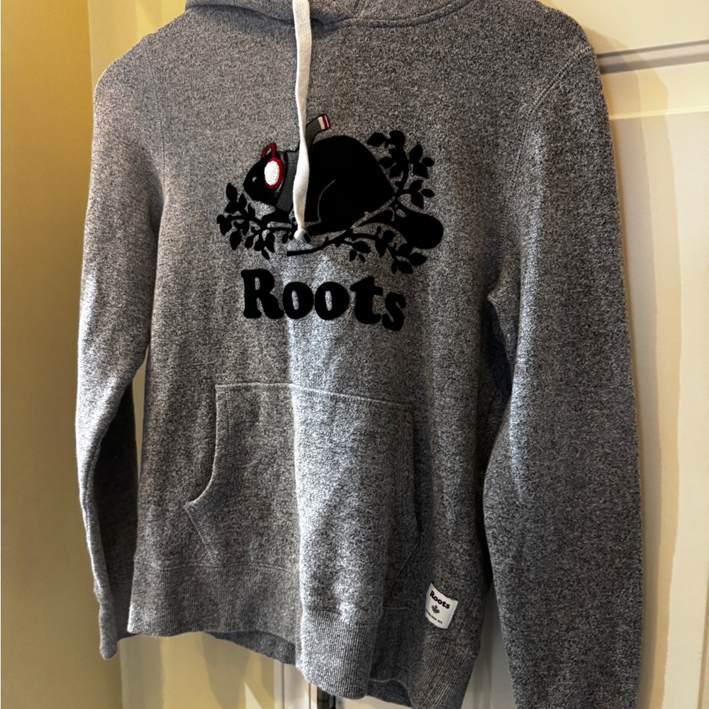 Roots Heather Gray‎ Knit Hoodie